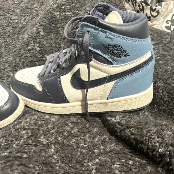 Nike Air Jordan Mid 1 obsidian - Picture 1 of 1